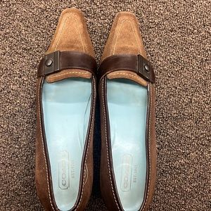 Coach shoes brown Suade